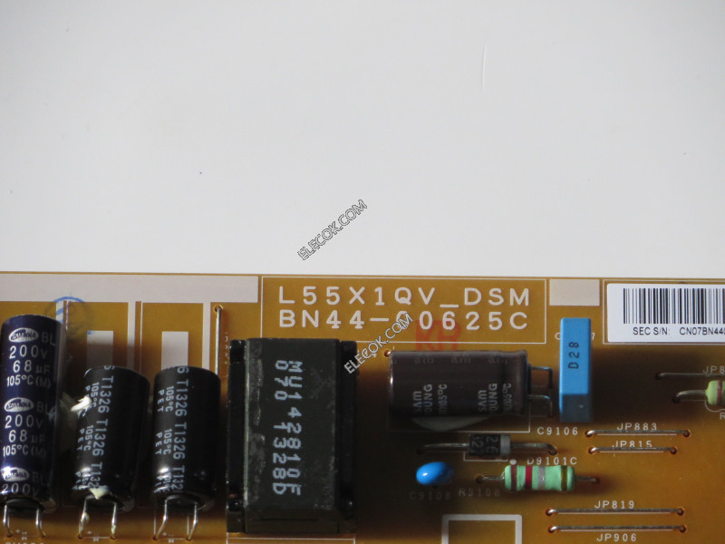 Samsung BN44-00625C L55X1QV_DSM BN4400625C Stroomvoorziening / LED Bord voor UN55F6400AFXZA gebruikt 