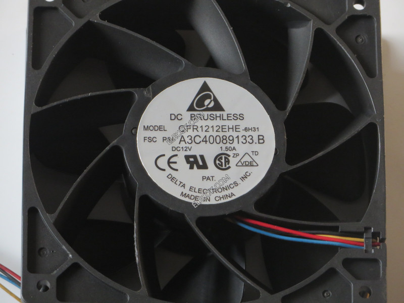 DELTA QFR1212EHE 12V 1.5A 12W Cooling Fan