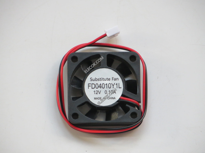 WDLLSUNFAN FD04010Y1L 12V 0.10A 2wires Cooling Fan，Substitute