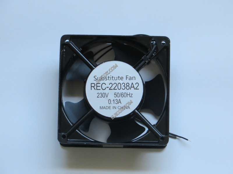 Rexnord REC-22038A2 230V 0,13A 2 fili Ventilatore Sostituzione 