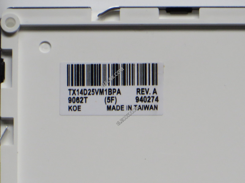 TX14D25VM1BPA 5,7" a-Si TFT-LCD Panel för KOE 