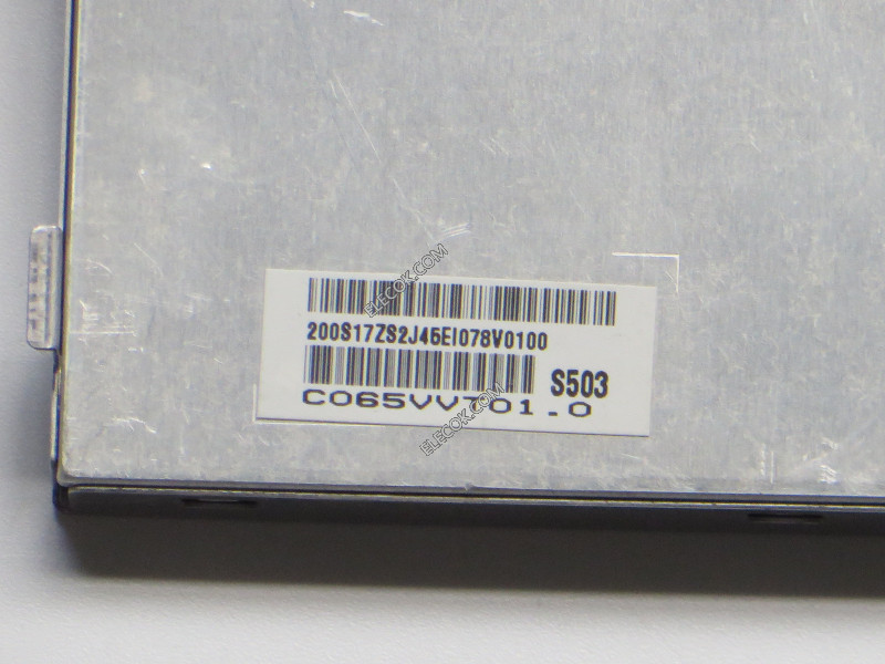 C065VVT01.0 6.5" a-Si TFT-LCD , Panel for AUO,used