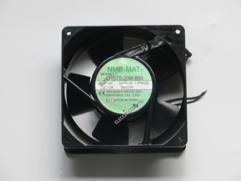 NMB 4715TS-20W-B50 200V 0,22/0,17A 21/17W 2 kabel Kühlung Lüfter 
