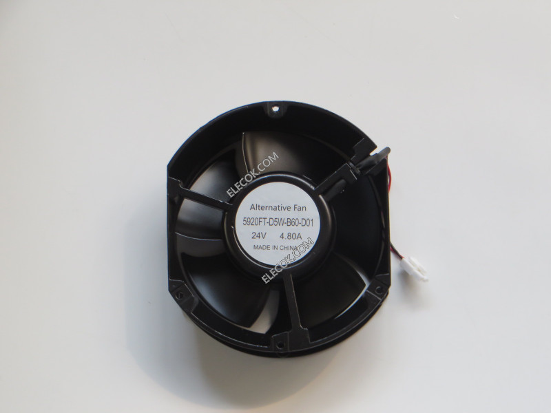 NMB 5920FT-D5W-B60-D01 24V 4.80A 2wires Cooling Fan substitute og refurbished 