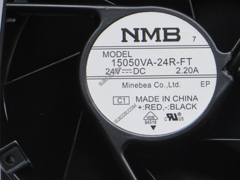 NMB 15050VA-24R-FT 24V 2.20A 3선 냉각 팬 without original 커넥터 리퍼브 