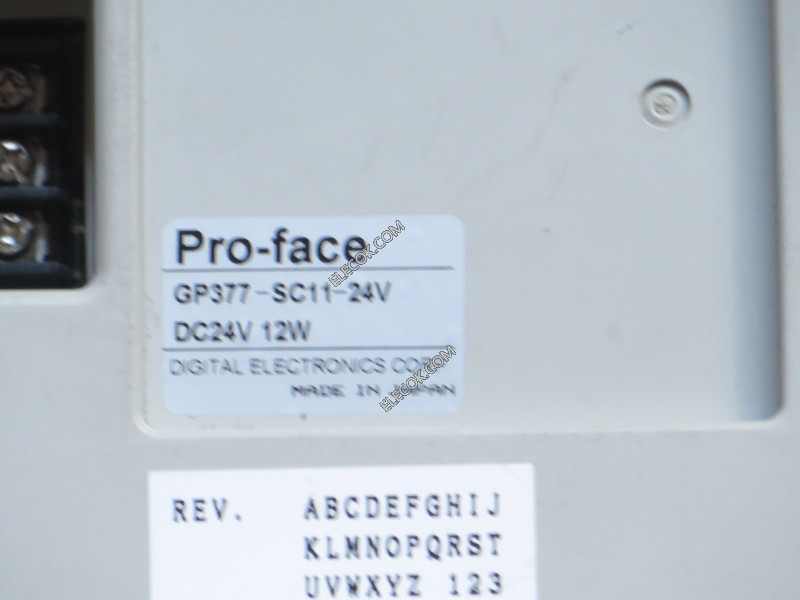 GP377-SC11-24V PRO-FACE HMI Used