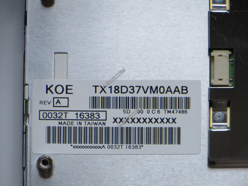 TX18D37VM0AAB 7.0" a-Si TFT-LCD Platte für KOE 