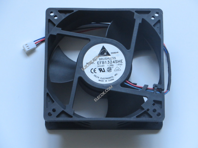 DELTA 12738 EFB1324SHE-F00 24V 1,38A 3 câbler ventilateur 