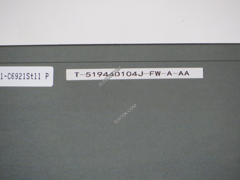 T-51944D104J-FW-A-AA 10,4" a-Si TFT-LCD Panel para OPTREX usado 