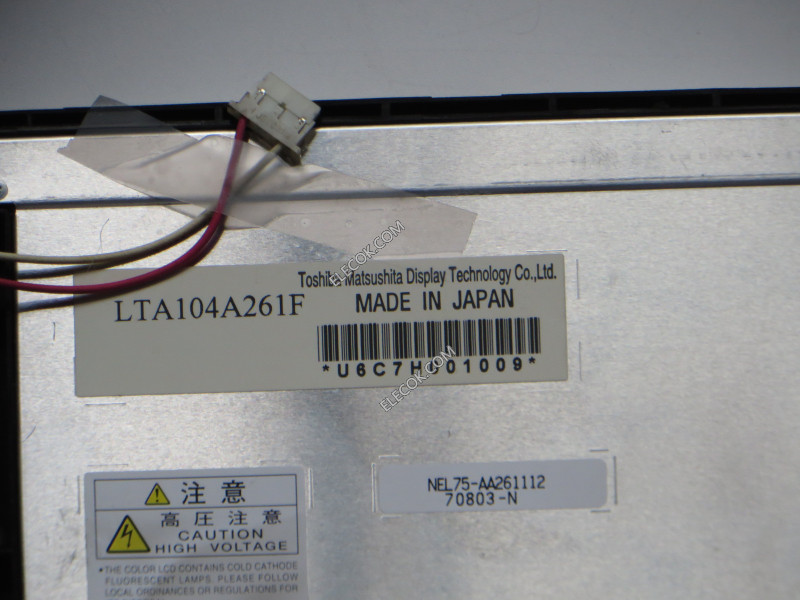 LTA104A261F 10,4" a-Si TFT-LCD Panneau pour Toshiba Matsushita 