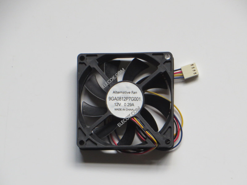 Sanyo 9GA0812P7G001 12V 0.29A 4wires Cooling Fan, Replacement