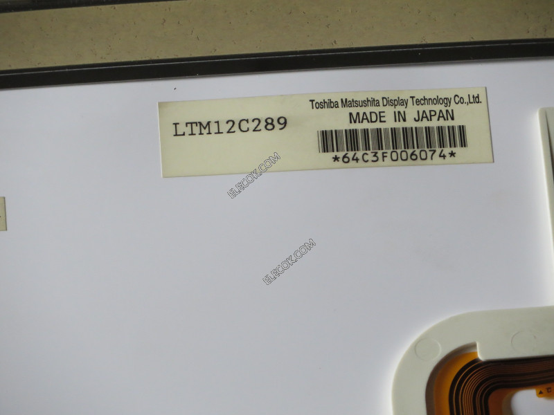 LTM12C289 12,1" a-Si TFT-LCD Panel til Toshiba Matsushita 