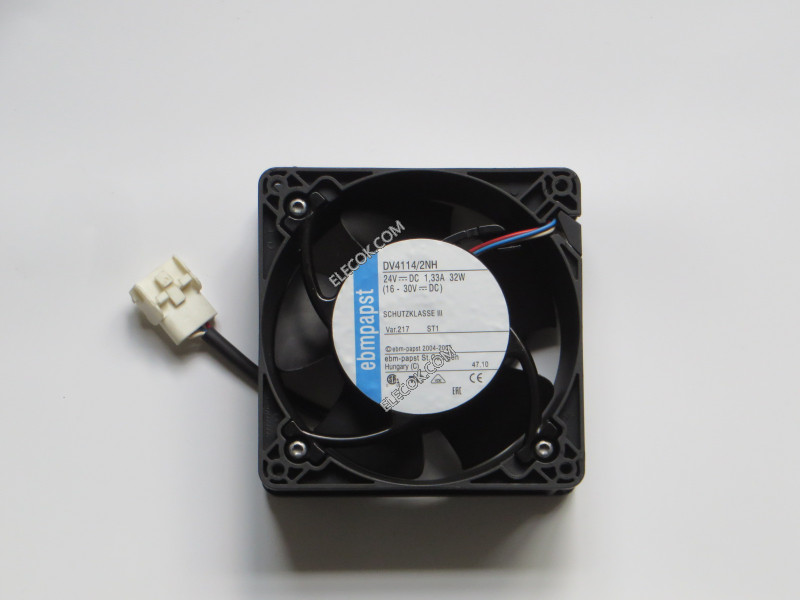ebm-papst  DV4114/2NH  24V 1.33A  32W 3wires Cooling Fan,refurbished