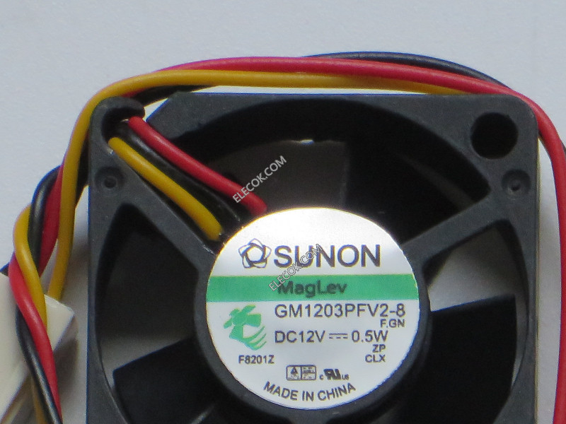 SUNON GM1203PFV2-8 12V 0,5W 3wires Cooling Fan 