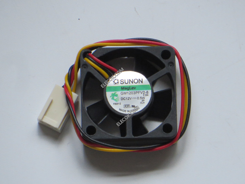 SUNON GM1203PFV2-8 12V 0,5W 3wires Cooling Fan 