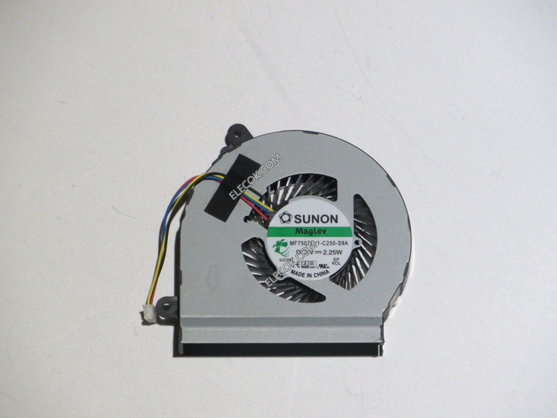 SUNON MF75070V1-C250-S9A Cooling Fan  DC 5V 2.25W Bare Fan  4-Wire