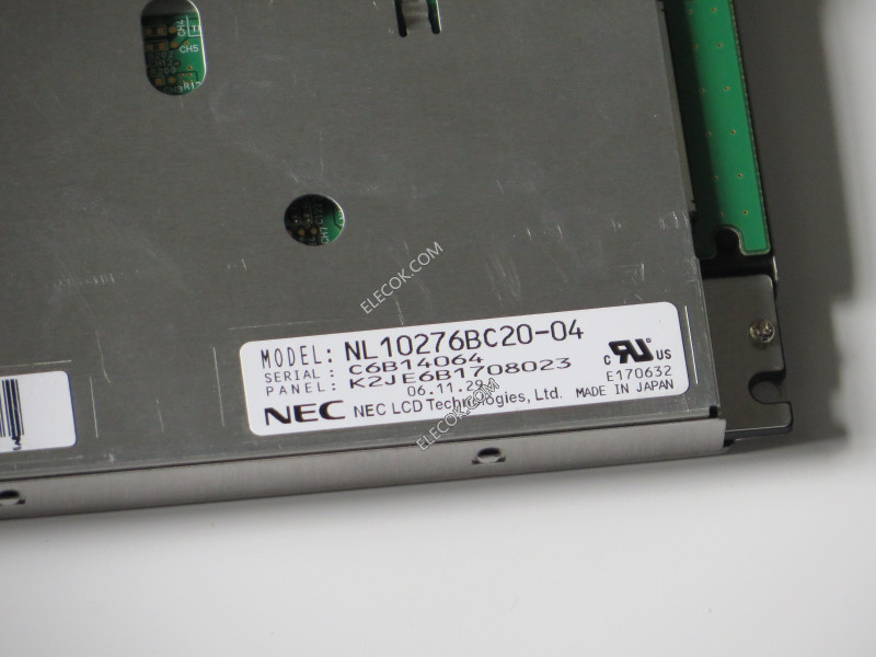 NL10276BC20-04 10,4" a-Si TFT-LCD Panel para NEC 