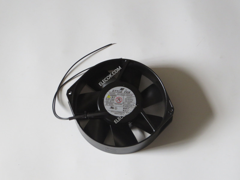STYLE ZS15D20-MWCS 200V 50/60HZ 35/33W 2wires Cooling Fan without sensor refurbished 
