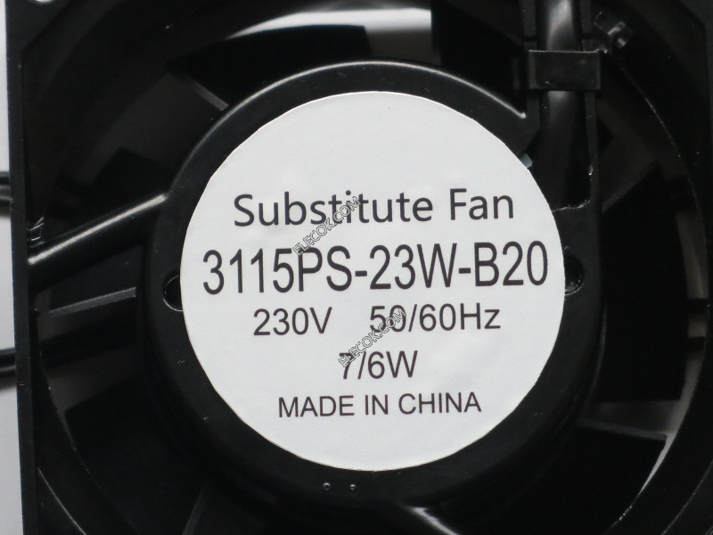 NMB 3115PS-23W-B20 230V 7/6W 2wires Cooling Fan substitute 
