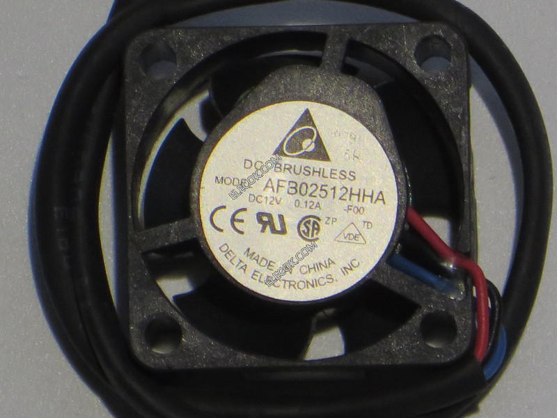 DELTA AFB02512HHA -F00 12V 0,12A 3wires Cooling Fan 
