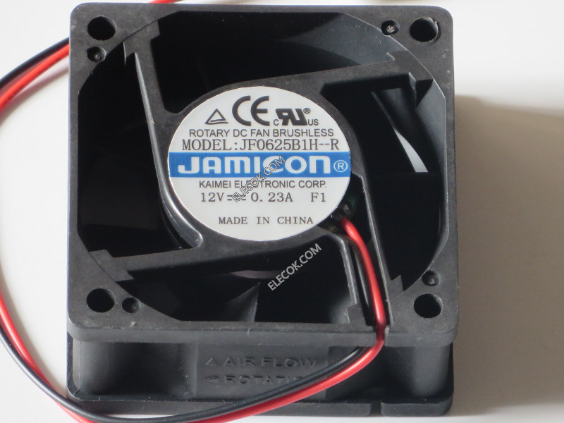 JAMICON JF0625B1H-R 12V 0,23A 2 fili ventilatore 