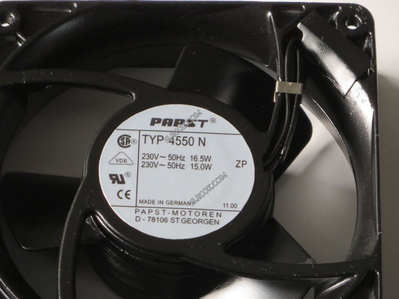 EBM-Papst TYP 4550N 220V/230V 15W/16.5W  Cooling Fan