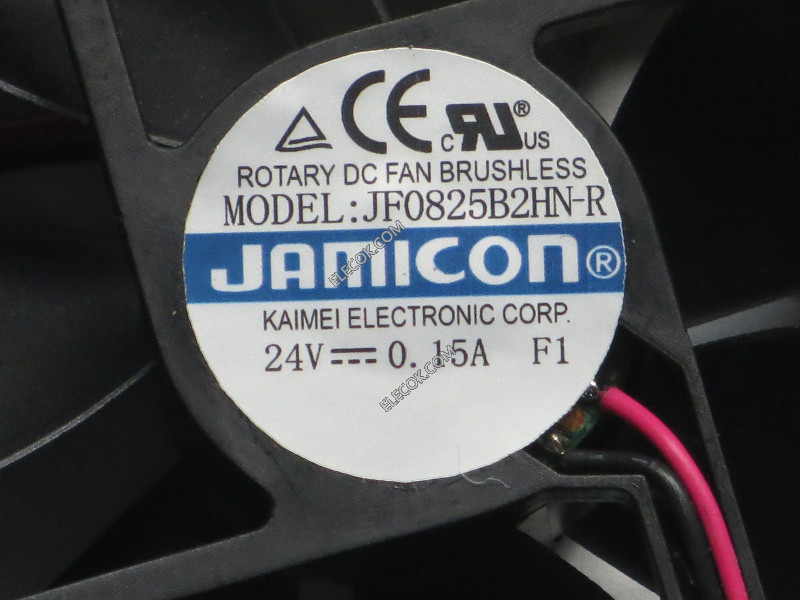 JAMICON JF0825B2HN-R 24V 0.15A 2wires cooling fan