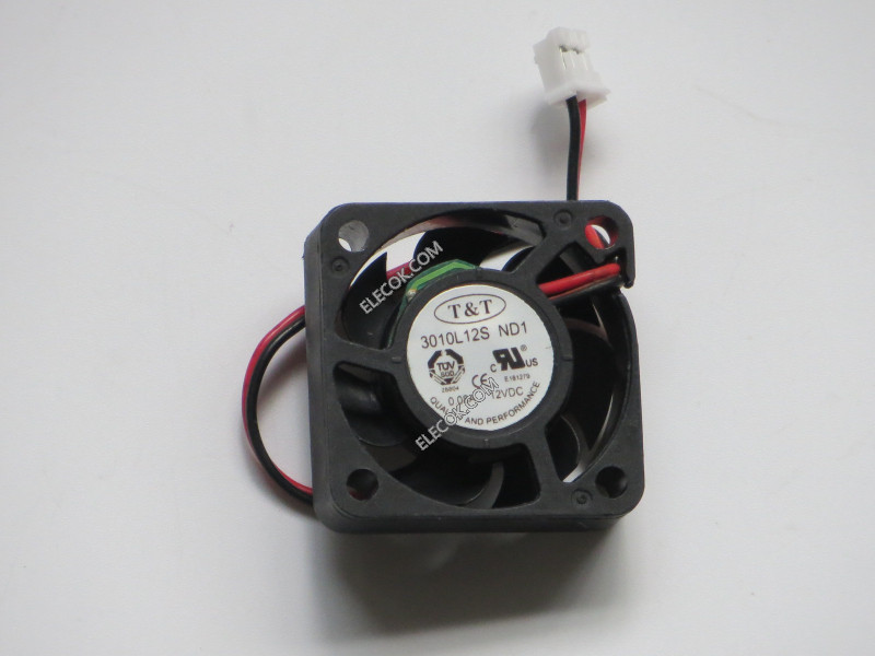 T&amp;T 3010L12S ND1 12V 0.08A 2wires cooling fan