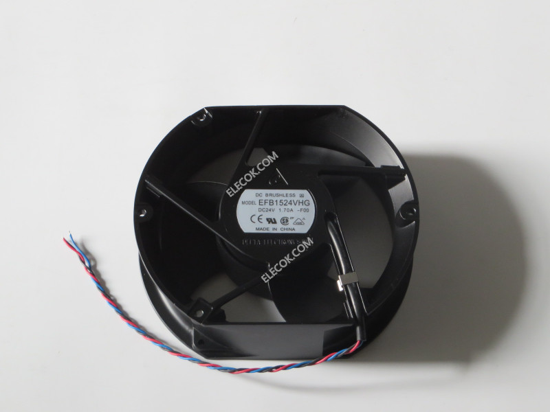 DELTA EFB1524VHG-F00 24V 1.70A 3 câbler Ventilateur without connecteur remis à neuf 