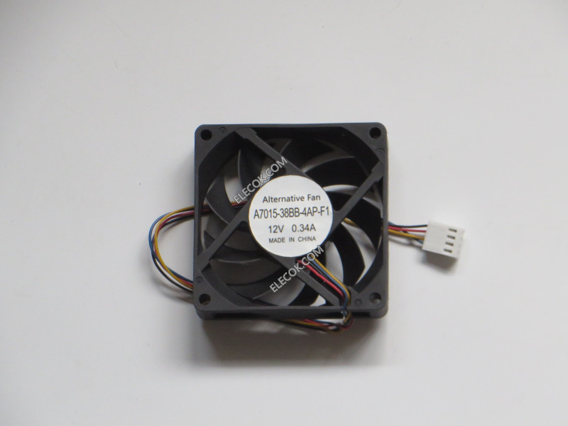 COOL MASTER A7015-38BB-4AP-F1 12V 0.34A 4 wires Cooling Fan, substitute