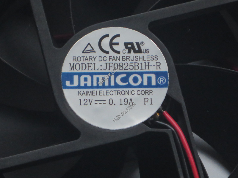 JAMICON JF0825B1H-R 12V 0,19A 2wires Cooling Fan 