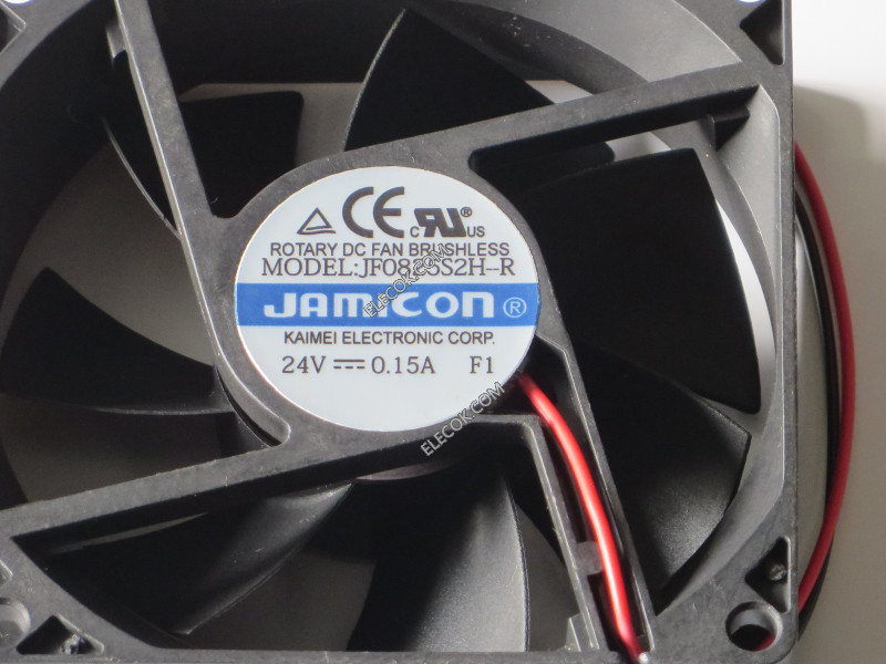 JAMICON JF0825S2H-R 24V 0.15A 2線冷却ファン
