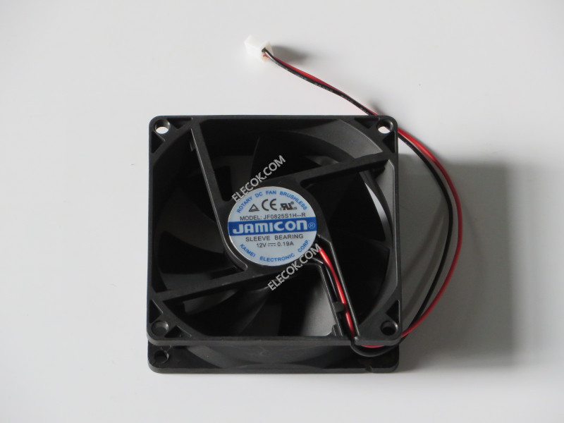 JAMICON JF0825S1H-R 12V 0.19A 2wires cooling fan