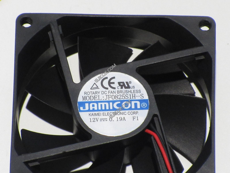 JAMICON JF0825S1H-S 12V 0,19A 2 câbler ventilateur 