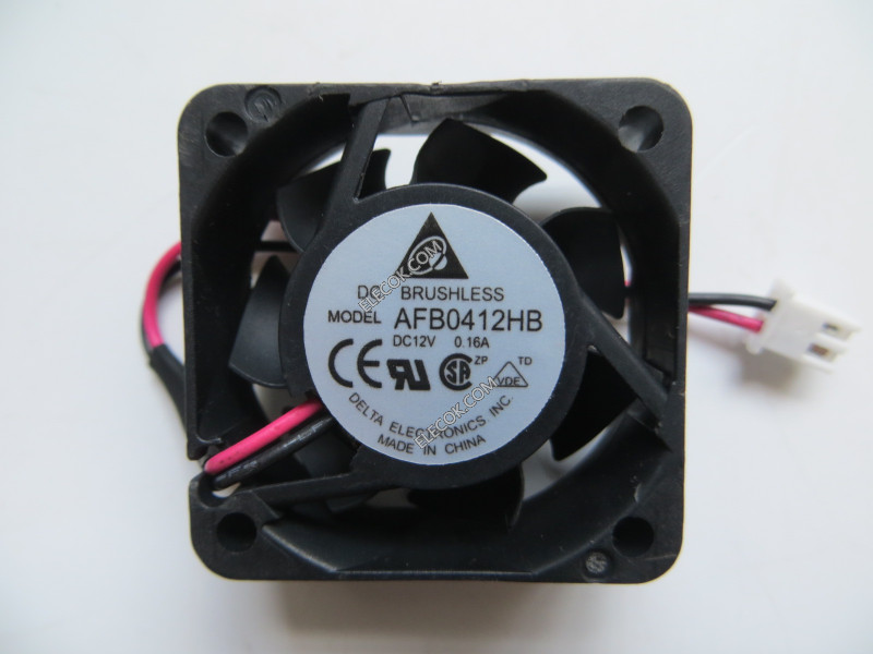DELTA AFB0412HB 12V 0,16A 2 câbler Ventilateur 