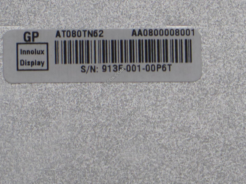 AT080TN62 8.0" a-Si TFT-LCD パネルにとってCHIMEI INNOLUX と3.5mm 厚さ