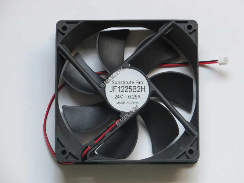 JAMICON JF1225B2H 24V 0.25A 2wires cooling fan, substitute and refurbished