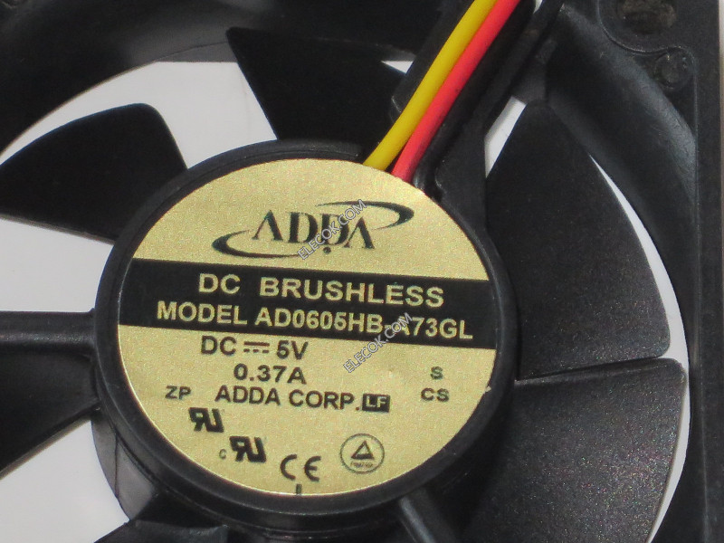 ADDA AD0605HB-A73GL-LF DC ファン60MM 5VDC 