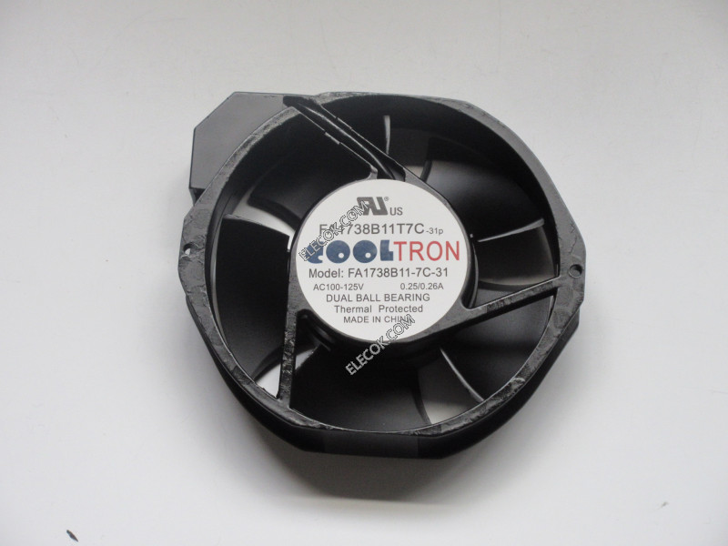 COOLTRON FA1738B11-7C-31 100/125V 0,25/0,26A Koeling Ventilator 