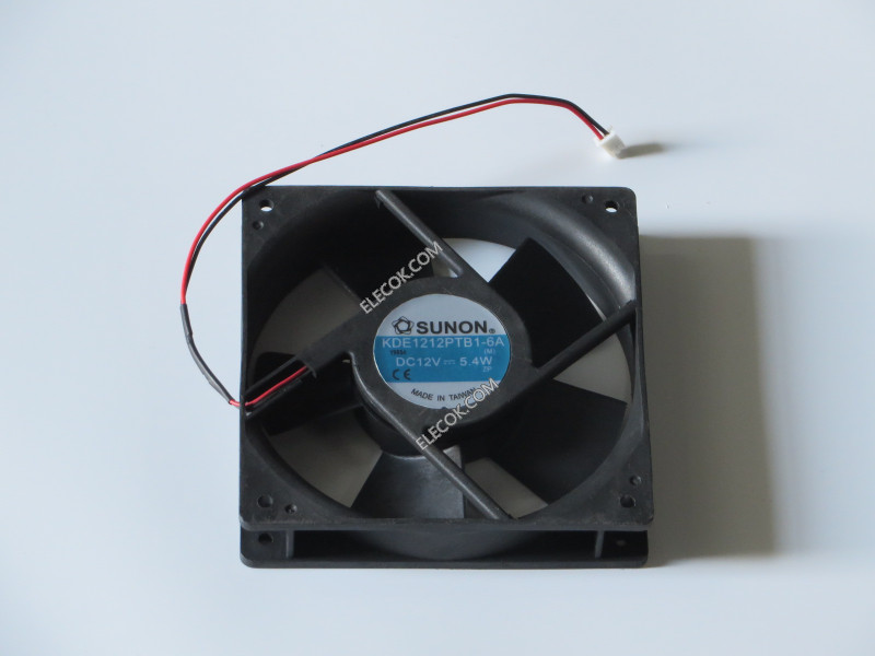 SUNON KDE1212PTB1-6A 12V 5.4W 2wires Cooling Fan