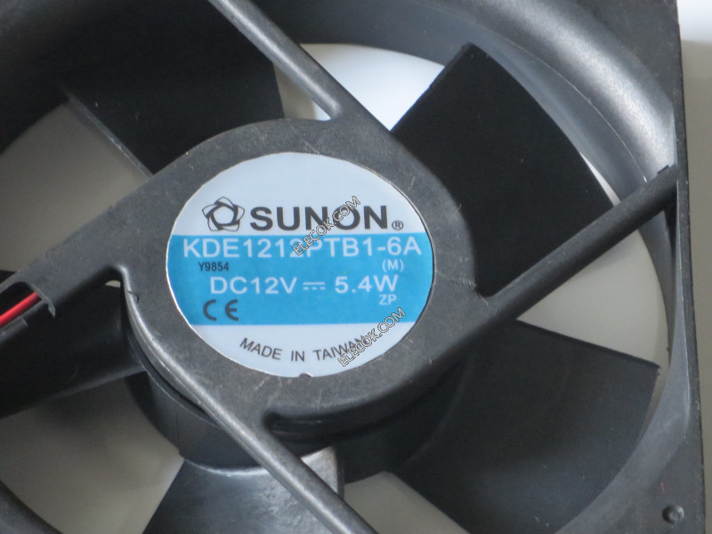 SUNON KDE1212PTB1-6A 12V 5.4W 2線冷却ファン