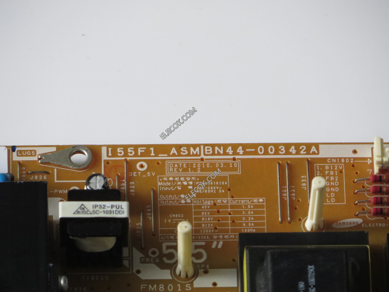 I55F1_ASM Samsung BN44-00342A Power Board,used