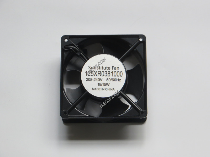 ETRI 125XR0381000 208-240V 18/15W 125/105MA Cooling Fan with plug connection Replace without test drut 
