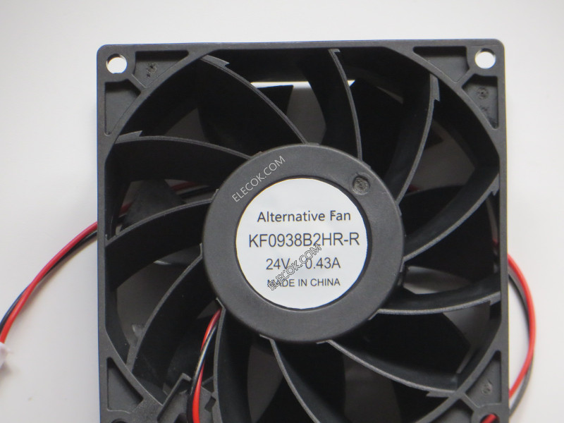 JAMICON KF0938B2HR-R 24V 0,43A 2wires cooling fan substitute 