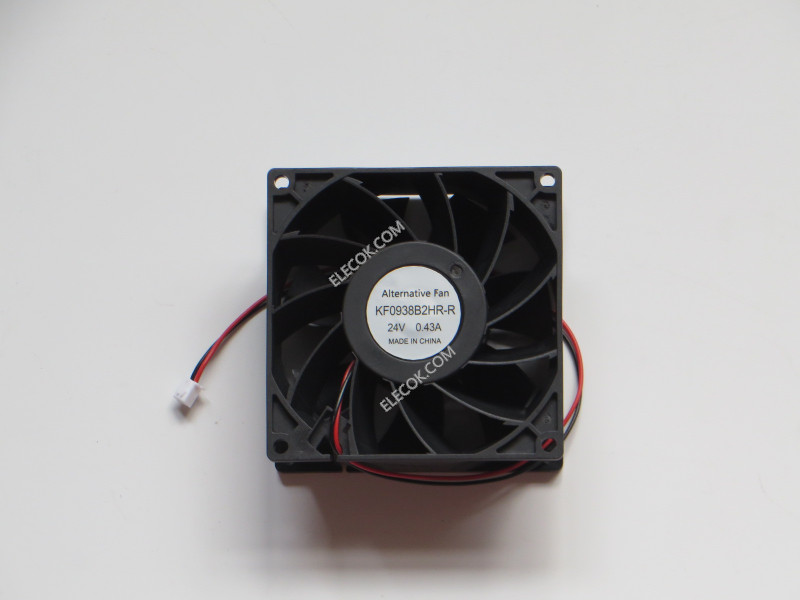 JAMICON KF0938B2HR-R 24V 0.43A 2wires cooling fan,substitute