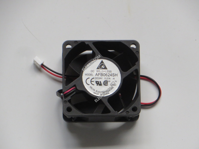 Delta AFB0624SH 24V 0.21A 6CM 6025 2wires Fan