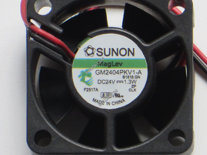 SUNON GM2404PKV1-A Server - Kvadrat Vifte 24V1.3W sq40x40x20mm 2W 2 Ledninger 