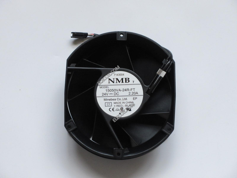 NMB 15050VA-24R-FT 24V 2.20A 3wires Cooling Fan with original złącze refurbished 