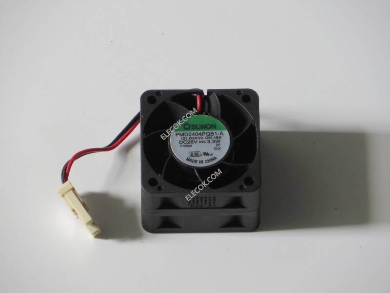 SUNON PMD2404PQB1-A 26V 3,3W 2wires Cooling Fan refurbished 