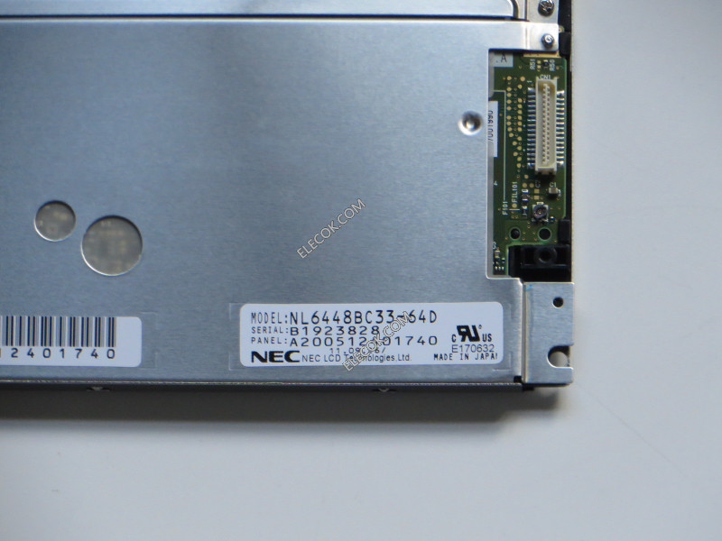 NL6448BC33-64D 10.4" a-Si TFT-LCD 패널 ...에 대한 NEC Inventory new 